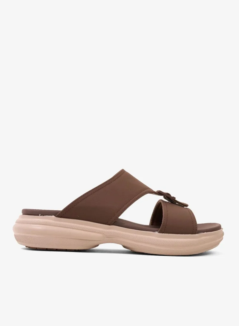 كومفورت بلس صنادل مريحة بلس راحة لا نهائية لون قهوي